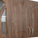 Flóra konyhablokk MDF fronttal, Barna fenyő, 200cm