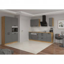Lilla konyhabútor ZM 596 x 570 integrált mosogatógépre ajtó Artisan tölgy - Dust grey