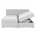 FERATA KOMFORT - Boxspring típusú ágy 180x200, világosszürke