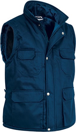 Vesta de lucru RICHARD, captusita, cu buzunare multiple - navy