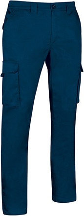 Pantaloni de lucru stretch cu buzunare multiple, CHESTNUT, navy