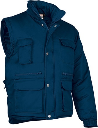 Jacheta 2-in-1 MIRACLE, cu maneci detasabile, vatuita, navy