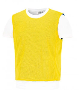 Bluza reversibila unisex PARADE pentru identificarea jucatorilor (albastru ⇄ galben)