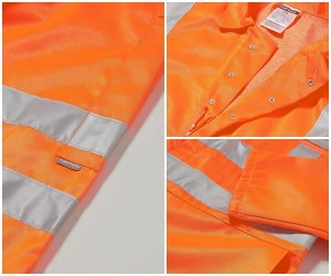 Combinezon Hi-Vis poli-bumbac - portocaliu