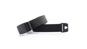 Curea neagra ignifuga, fara metal, elastica, catarama reglabila, lungime 140 cm