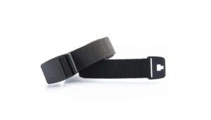 Curea neagra ignifuga, fara metal, elastica, catarama reglabila, lungime 140 cm