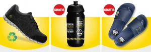 PACHET Cycling - Morris (pantofi protectie S1P + papuci + bidon apa)