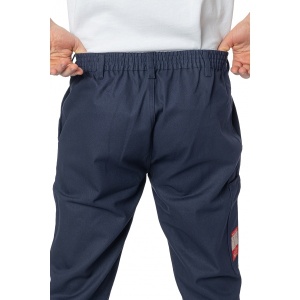 Pantaloni de lucru ignifugi pentru sudori, cusaturi duble