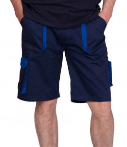 Pantaloni scurti de lucru TEXO, navy, 7 buzunare