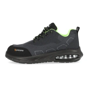 Pantofi de lucru Texo-Air Step SB, usori si aerisiti, cu design sportiv, bombeu metalic si talpa antiderapanta - gri/verde