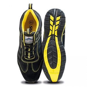 Pantofi de protectie LUSUM S1P, in doua tonuri - galben