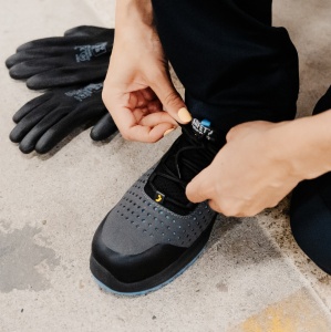 Pantofi de protectie MODULO S1P ESD din microfibra, bombeu compozit, antistatici