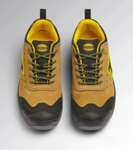 Pantofi de protectie S1P SRC, COUNTRY LOW, bombeu compozit, material respirabil, culoare maro inchis