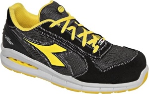 Pantofi de protectie S1PS ESD, RUN NET A.BOX LOW, bombeu compozit, piele intoarsa, culoare negru antracit