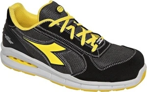 Pantofi de protectie S1PS ESD, RUN NET A.BOX LOW, bombeu compozit, piele intoarsa, culoare negru antracit