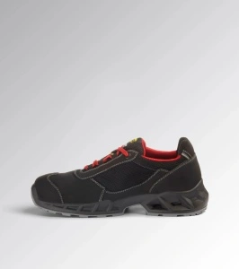 Pantofi de protectie S1PS ESD, SHARK ENGINE LOW, bombeu compozit, material respirabil, culoare negru cu rosu
