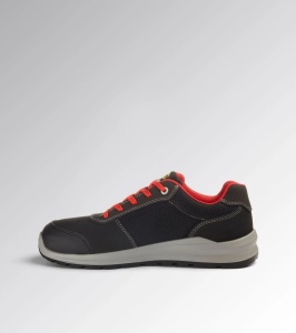 Pantofi de protectie S1PS ESD, SPEEDY RACE LOW, bombeu compozit, material respirabil, culoare negru cu rosu