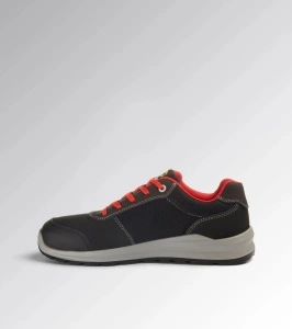 Pantofi de protectie S1PS ESD, SPEEDY RACE LOW, bombeu compozit, material respirabil, culoare negru cu rosu