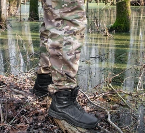 Bocanci ARMOUR, inchidere cu sireturi, potriviti pentru paza, securitate, serviciu militar, etc