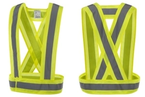 Bretele bicicleta, motocicleta, jogging, reflectorizante, ajustabile cu scai, marime L-2XL