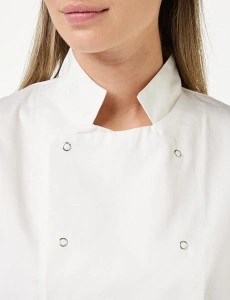 Jacheta alba de bucatar, unisex