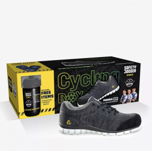 PACHET Cycling - Morris (pantofi protectie S1P + papuci + bidon apa)