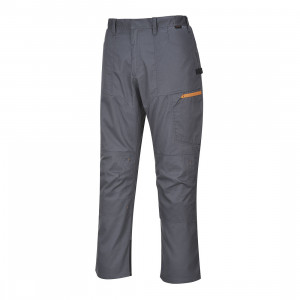 Pantaloni de lucru gri DUNAREA cu detalii reflectorizante si 9 buzunare pentru depozitare