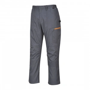 Pantaloni de lucru gri DUNAREA cu detalii reflectorizante si 9 buzunare pentru depozitare