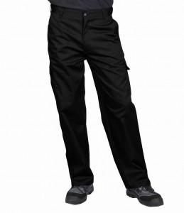 Pantaloni tactici unisex Combat, de culoare negru