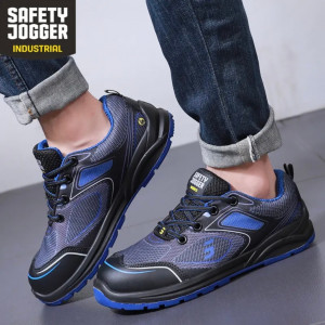 Pantofi de lucru si protectie CADOR S1P ESD - albastru