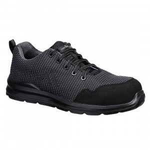 Pantofi de lucru si protectie S3S ESD, rezistenta la alunecare, bombeu si lamela din material compozit - gri