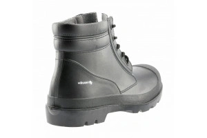 Bocanci de protectie din PVC, impermeabile, bombeu si lamela din otel, antistatice, anti-alunecare