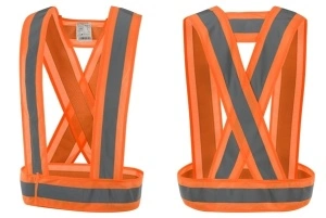 Bretele bicicleta, motocicleta, jogging, reflectorizante, ajustabile cu scai, marime L-2XL