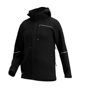 Jacheta softshell de lucru OAK, moderna, pentru barbati, detalii reflectorizante, rezistenta la vant, rupere si apa, respirabila