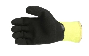 Manusi de protectie din latex, pentru iarna, de inalta vizibilitate, Construhot