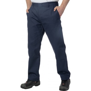 Pantaloni de lucru ignifugi pentru sudori, cusaturi duble