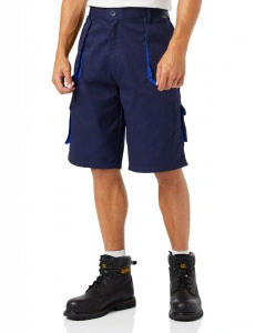 Pantaloni scurti de lucru TEXO, navy, 7 buzunare