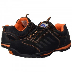 Pantofi de protectie LUSUM S1P, in doua tonuri - portocaliu