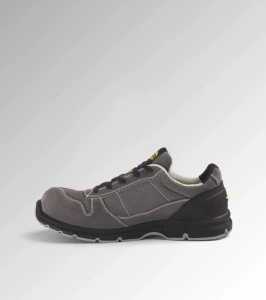 Pantofi de protectie S1PS ESD, RUN TEXT LOW, bombeu compozit, material respirabil, culoare gri antracit cu negru