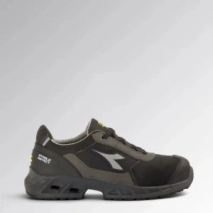 Pantofi de protectie S3S ESD, SHARK STAB, bombeu compozit, piele intoarsa, culoare negru cu gri