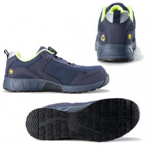 Pantofi protectie S1P ECOLOBI, lamela anti-perforare, antistatici, detalii reflectorizante