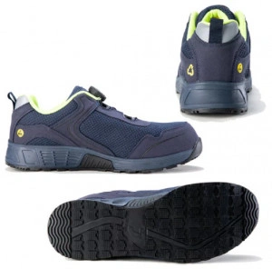 Pantofi protectie S1P ECOLOBI, lamela anti-perforare, antistatici, detalii reflectorizante