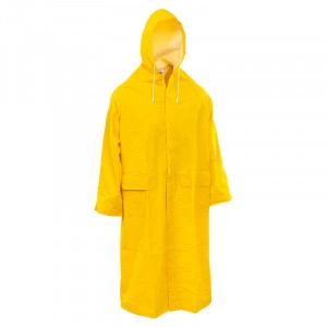 Pelerina de ploaie galbena din PVC