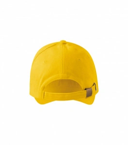 Sapca unisex cu gauri de ventilatie si catarama reglabila - galbena