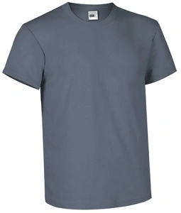 Tricou unisex RACING, bumbac - gri ciment