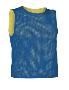 Bluza reversibila unisex PARADE pentru identificarea jucatorilor (albastru ⇄ galben)