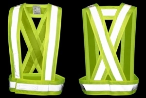 Bretele bicicleta, motocicleta, jogging, reflectorizante, ajustabile cu scai, marime L-2XL