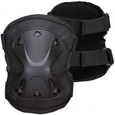 Cotiere cu nivel ridicat de protectie si confort, negre, ajustabile cu scai, set 2 bucati, marime universala