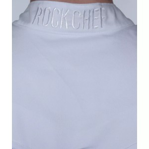 Jacheta alba de bucatar Chef, cu capse si buzunare