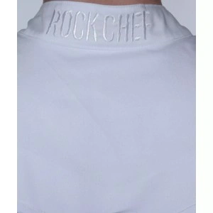 Jacheta alba de bucatar Chef, cu capse si buzunare